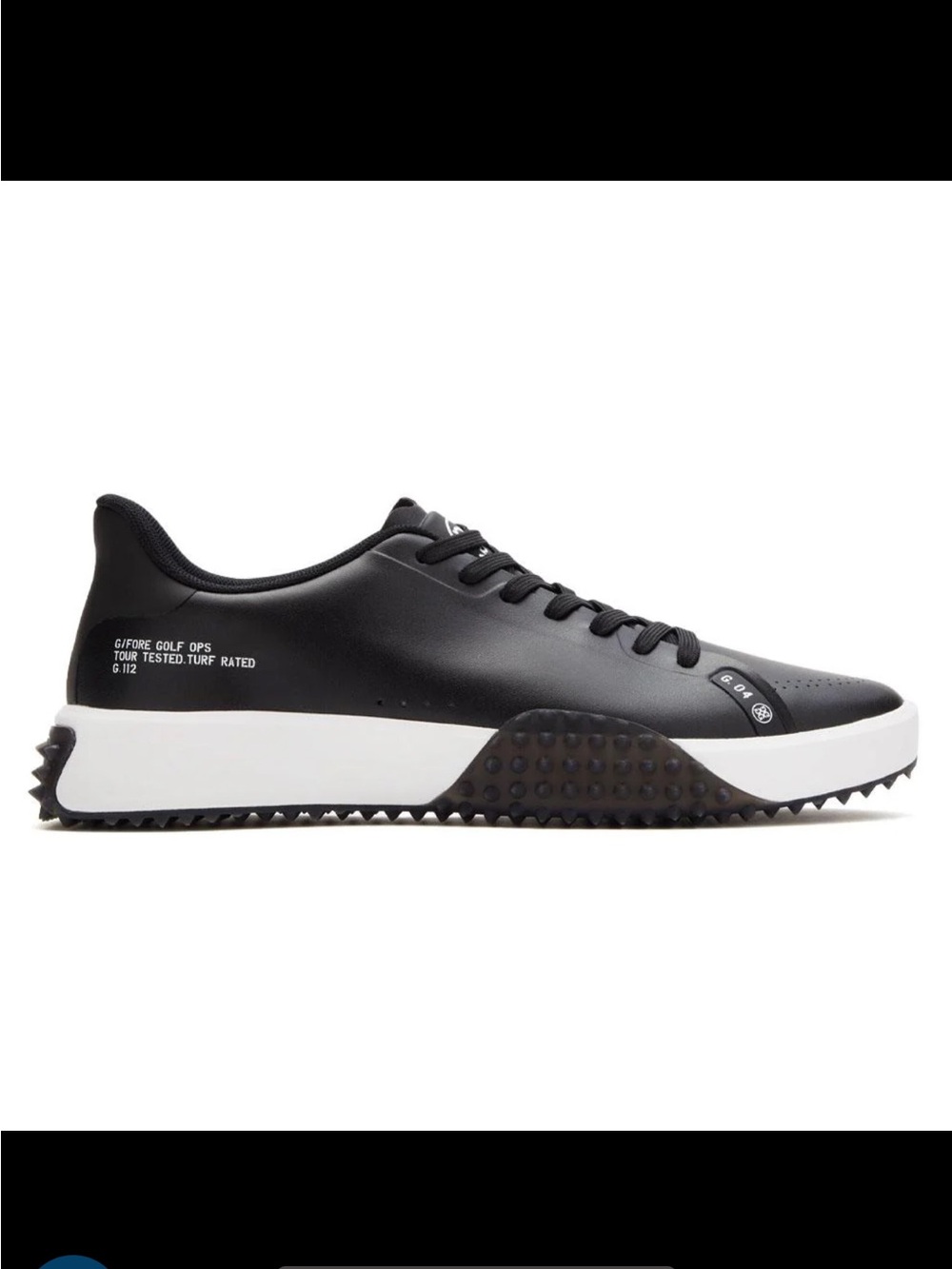 G/Fore Women’s Kiltie G.112 Onyx Golf Shoe in box